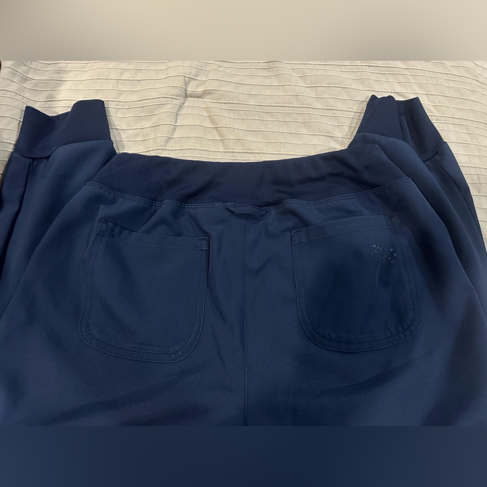HeartSoul Navy Blue Drawstring Jogger Scrub Pants - Picture 4 of 6